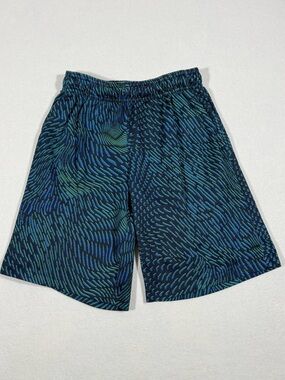 Fila Boys' Blue And Green Midnight Lime Athletic Shorts Size Small 8